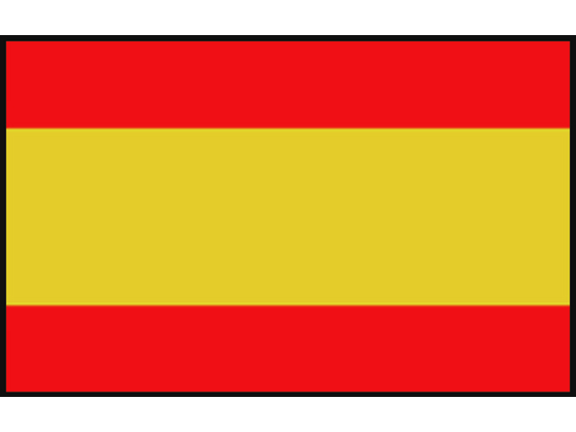Fahne Flagge Spanien mit Wappen 30x45 cm mit Schaft 